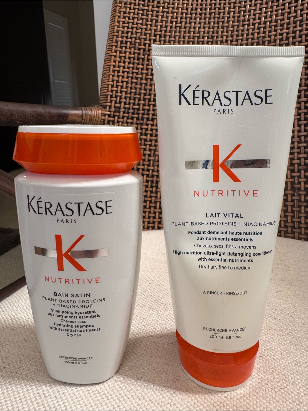 Kérastase Nutritive Lait Vital hydrating shampoo and conditioner
